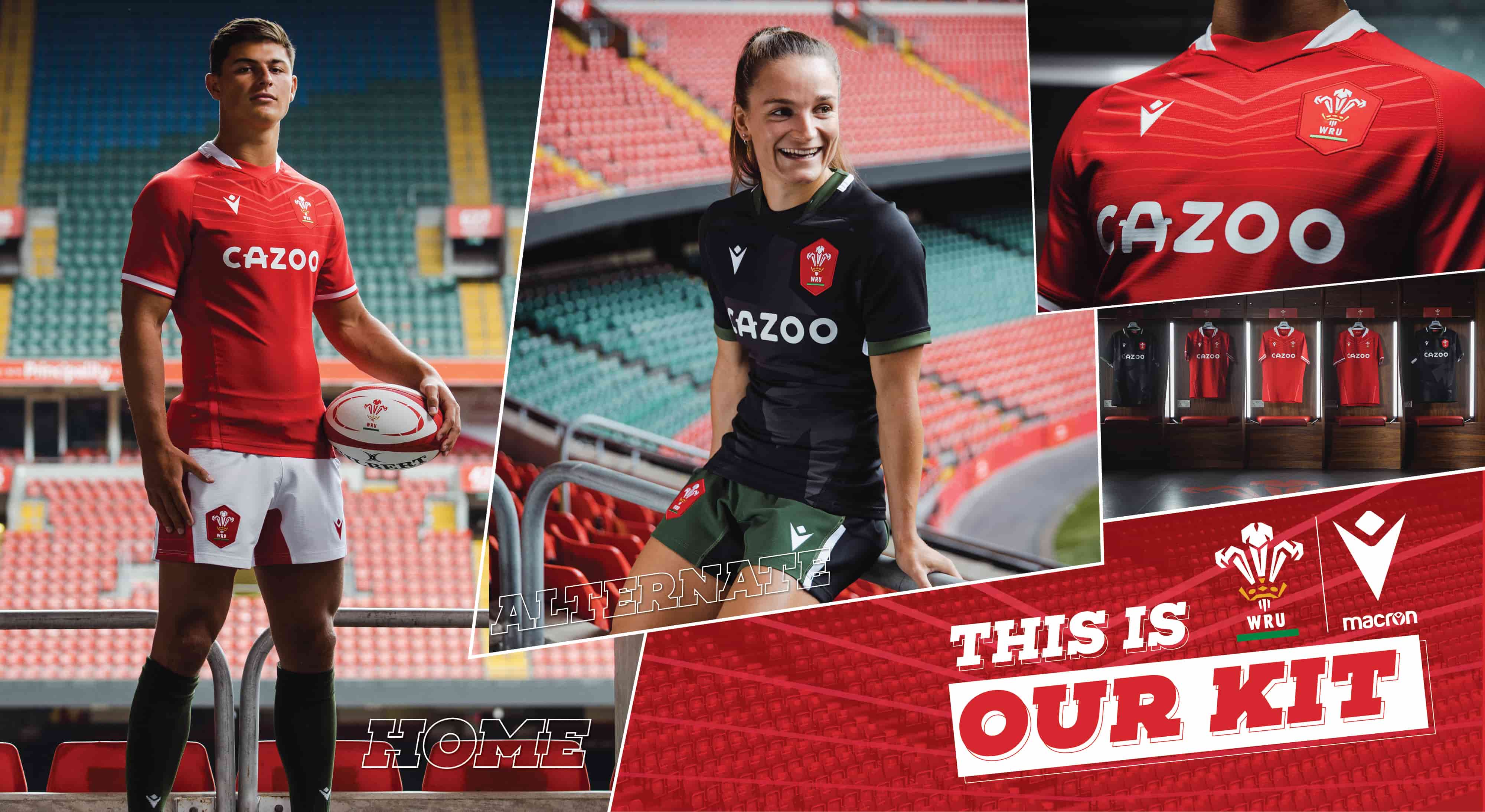 NEW WELSH RUGBY UNION JERSEYS HAVE A GREEN SOUL